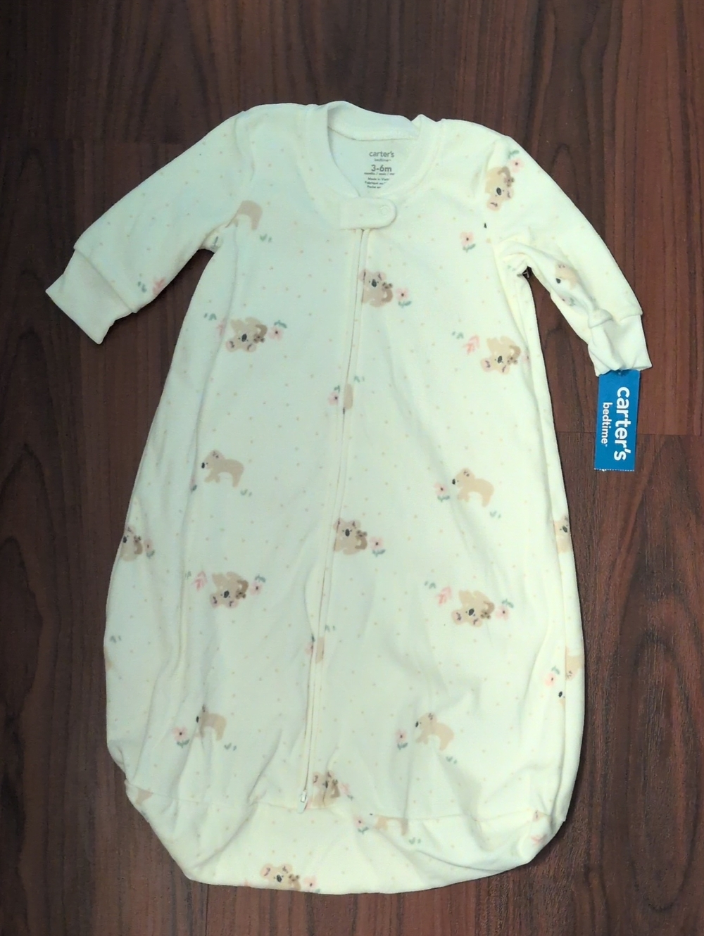 Carter's Cream Koala Print Sleep Sack